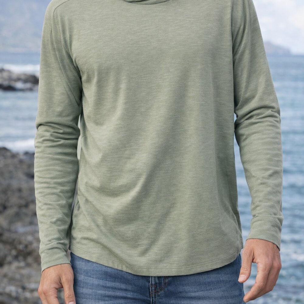 REI Co-OP Men's Medium Long Sleeved Green Hoodie M
